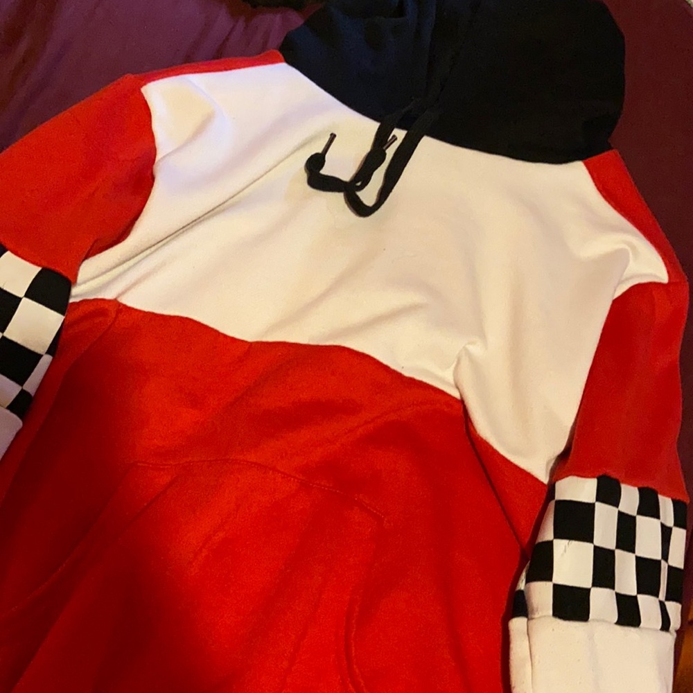 Checkered hoodie